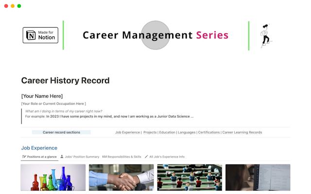 Career History Record